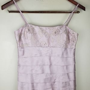Eliza J Pink Tiered Dress